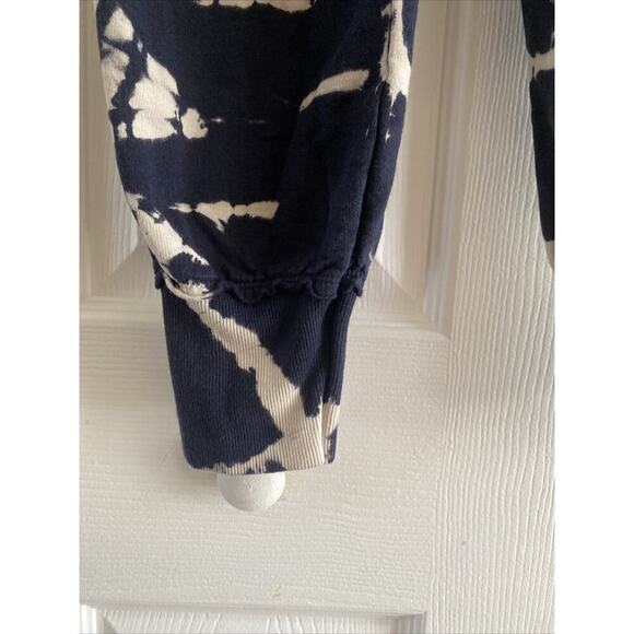 Young Fabulous and Broke Navy Tie Dye Slouchy Jogger Pants Pockets Small‎ - Picture 3 of 4